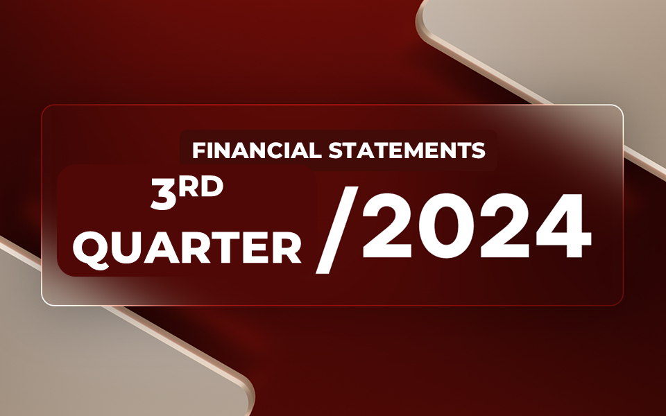 The Third quarter of 2024 Financial Statements