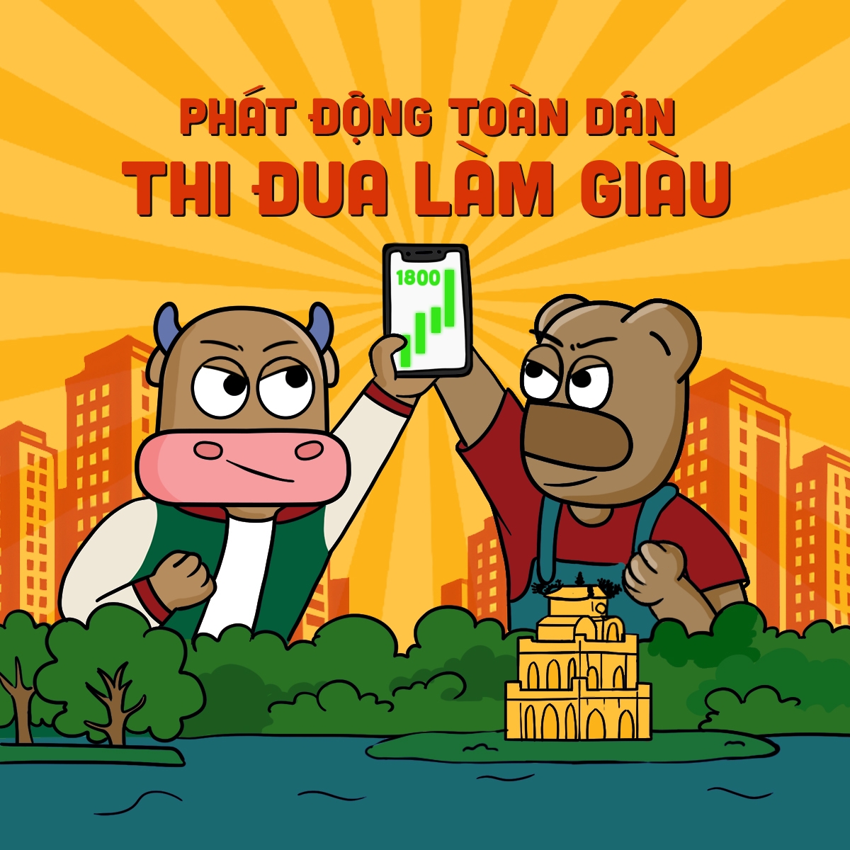 PHÁT ĐỘNG TOÀN DÂN THI ĐUA LÀM GIÀU