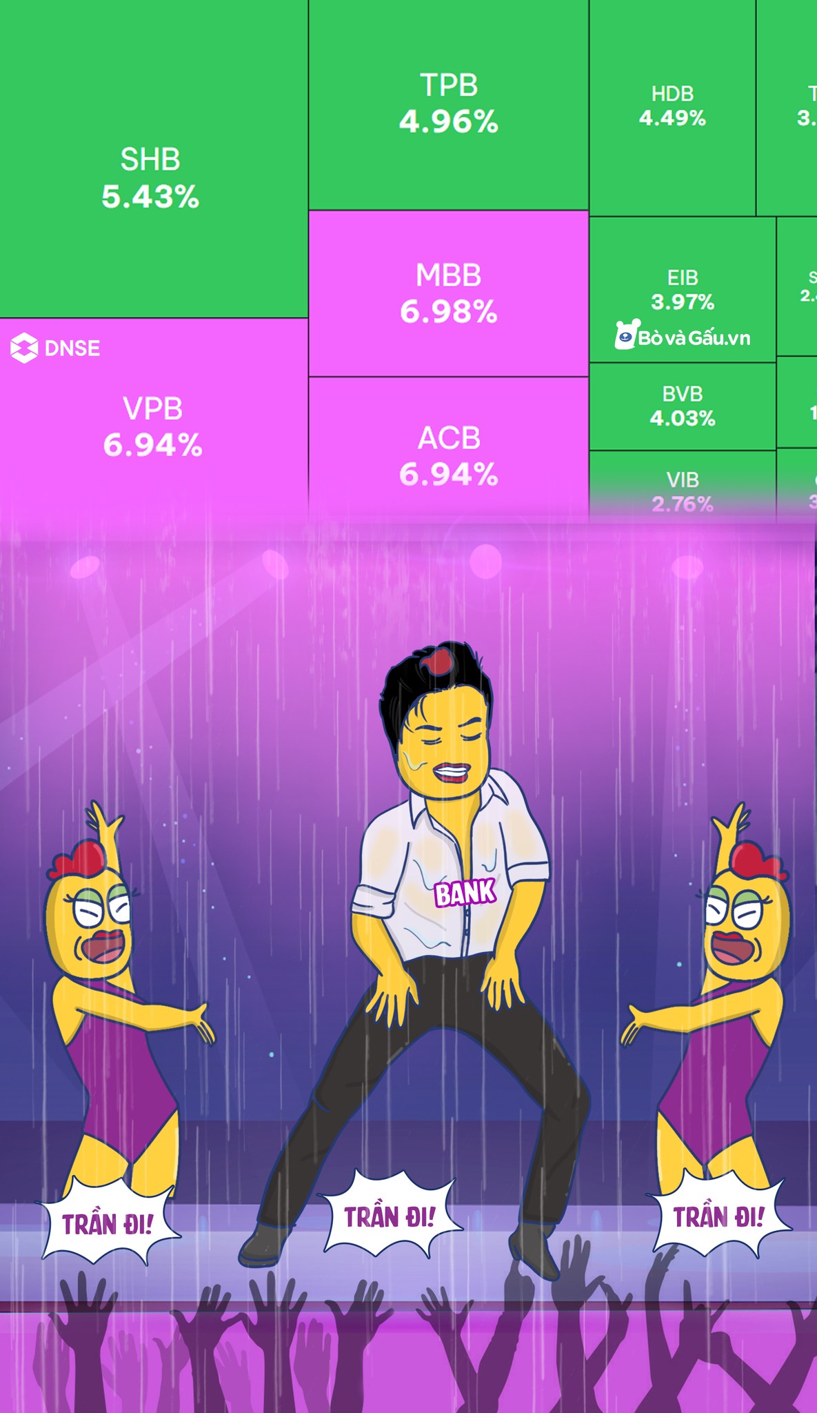 Đừng bắt nhà Bank trần nữa, anh ấy ho tím cả người rồi kìa