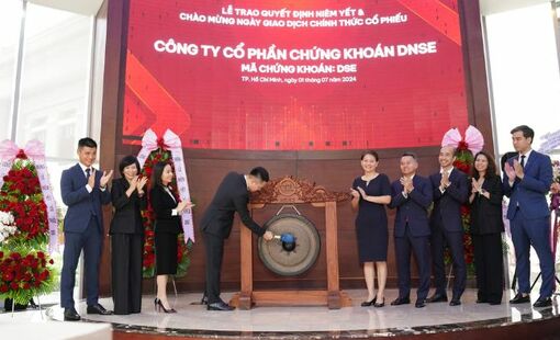 Technology securities company DNSE listed on HoSE, valued at nearly 10,000 billion VND